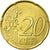 Monaco, 20 Euro Cent, 2002, UNZ, Messing, KM:171