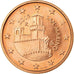 San Marino, 5 Euro Cent, 2005, MS(65-70), Copper Plated Steel, KM:442