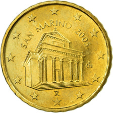 San Marino, 10 Euro Cent, 2005, MS(65-70), Brass, KM:443