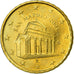 San Marino, 10 Euro Cent, 2005, MS(65-70), Brass, KM:443