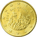 San Marino, 50 Euro Cent, 2005, MS(65-70), Brass, KM:445