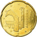 Andorra, 20 Euro Cent, 2014, STGL, Messing