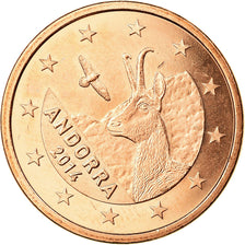 Andorra, 5 Euro Cent, 2014, MS(65-70), Copper Plated Steel