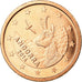 Andorra, Euro Cent, 2014, MS(65-70), Copper Plated Steel