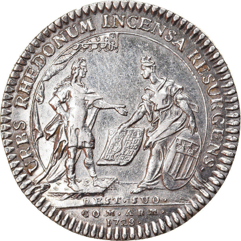 France, Token, Royal, Louis XV, États de Bretagne, Rennes, History, 1728