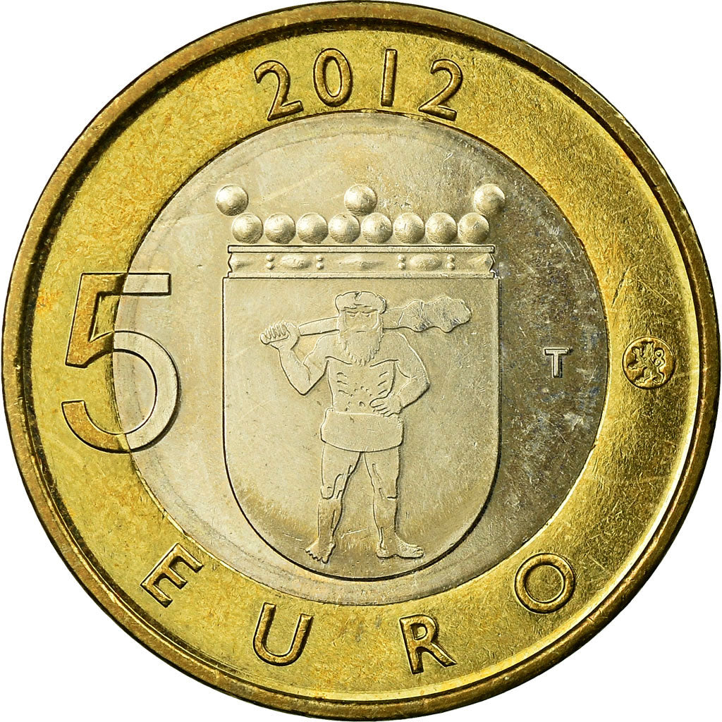 Finlandia, 5 Euro, Lumberjack’s Candle Bridge, 2012, Vantaa, AU(55-58)