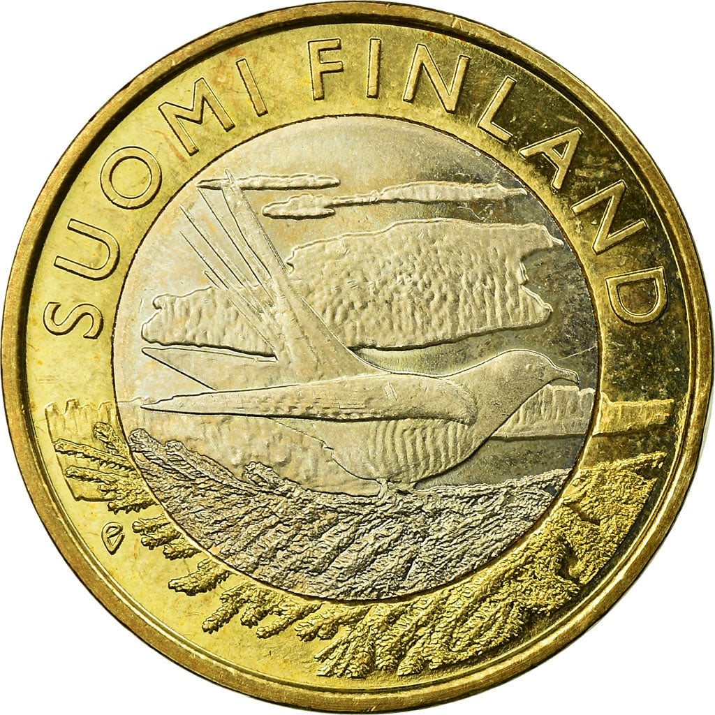 Finland, 5 Euro, Savonia, 2014, PR, Bi-Metallic, KM:207
