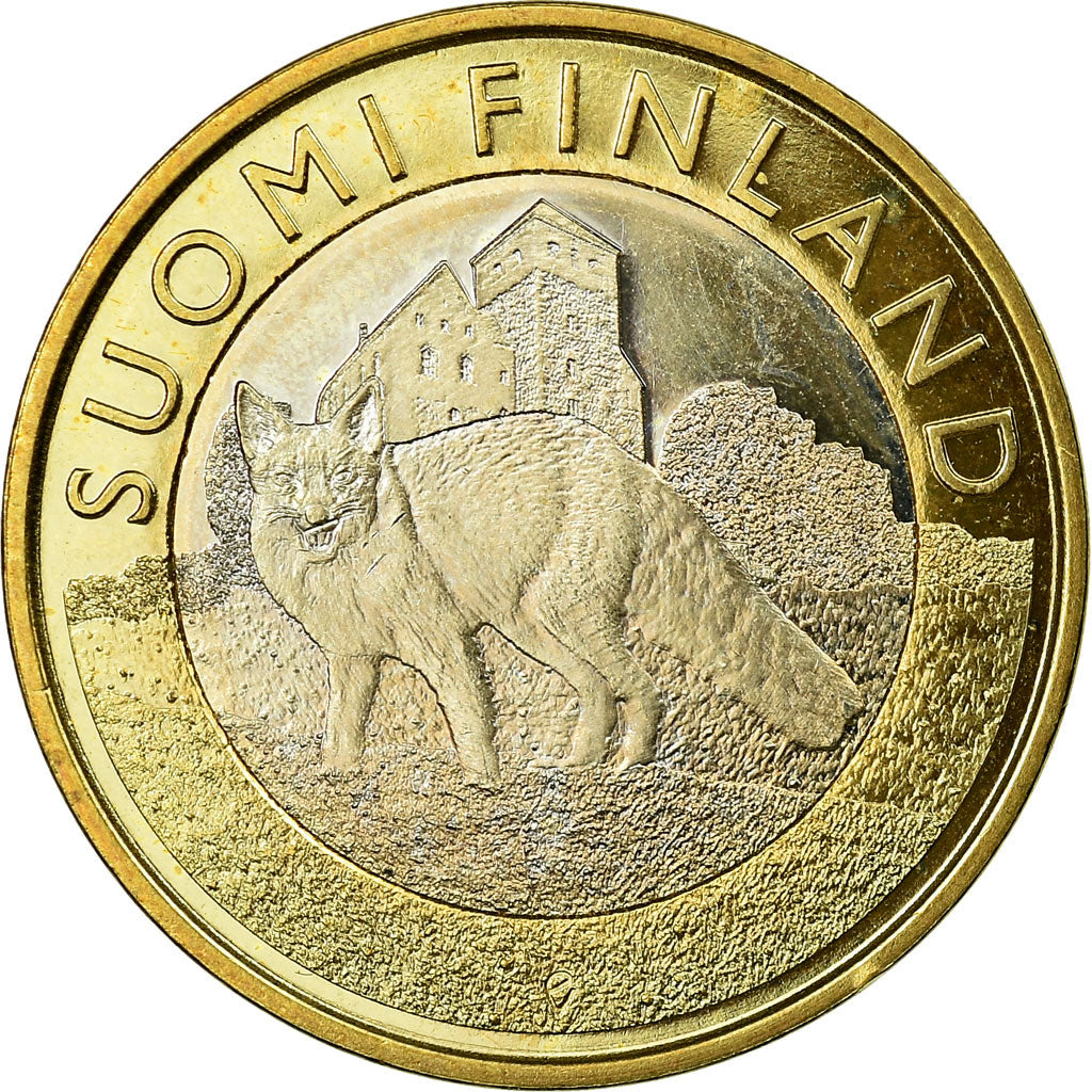 Finland, 5 Euro, Finland Proper, 2014, AU(55-58), Bi-Metallic, KM:210