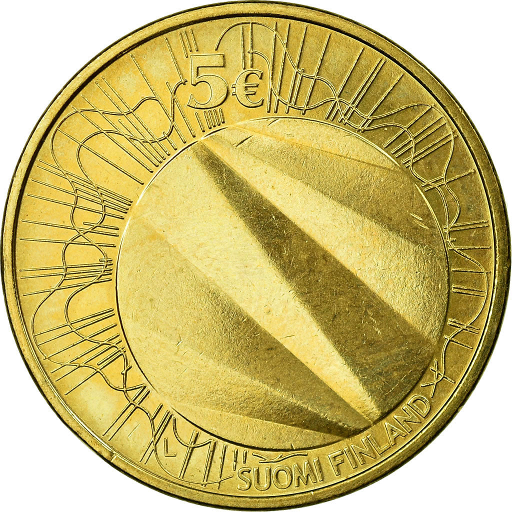 Finlandia, 5 Euro, World Design Capital - Helsinki, 2012, SPL-, Oro, KM:181