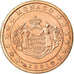 Monaco, Euro Cent, 2001, MS(63), Copper Plated Steel, KM:167