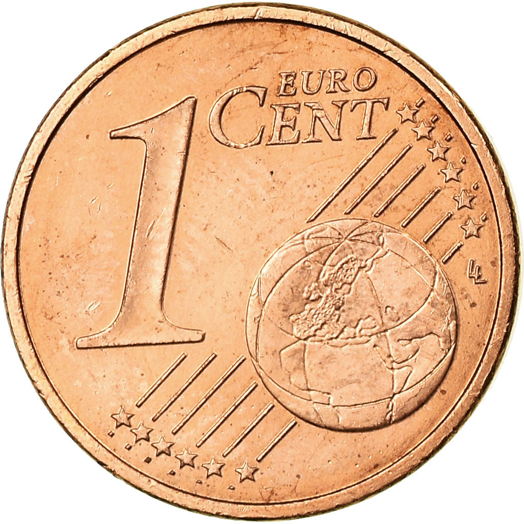 Monaco, Euro Cent, 2001, MS(63), Copper Plated Steel, KM:167