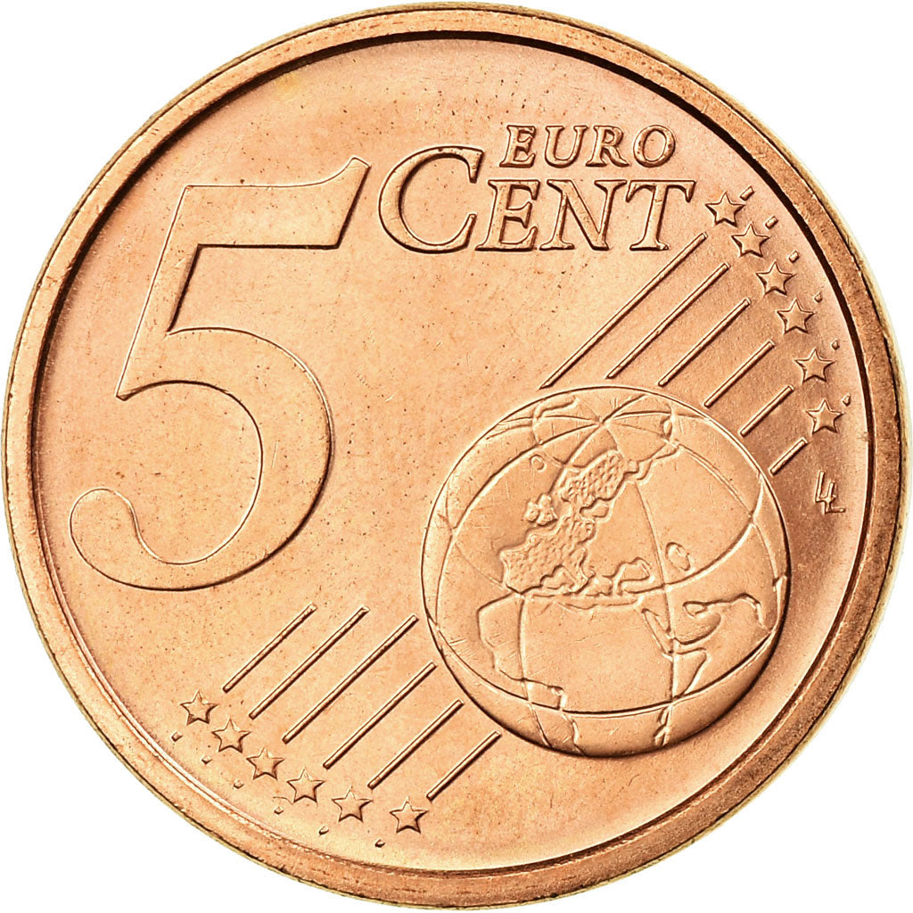 San Marino, 5 Euro Cent, 2004, UNZ, Copper Plated Steel, KM:442