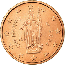San Marino, 2 Euro Cent, 2004, FDC, Cobre chapado en acero, KM:441