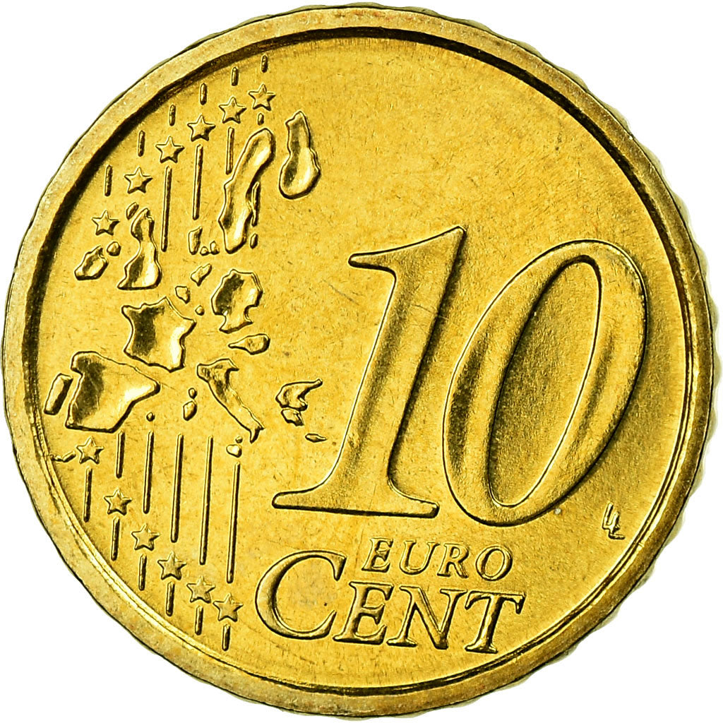 San Marino, 10 Euro Cent, 2004, STGL, Messing, KM:443