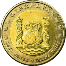 Gibraltar, Fantasy euro patterns, 2 Euro, 2004, MS(65-70), Bi-Metallic