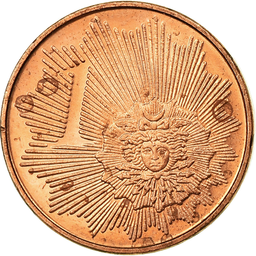 Gibraltar, Fantasy euro patterns, Euro Cent, 2004, FDC, Copper Plated Steel