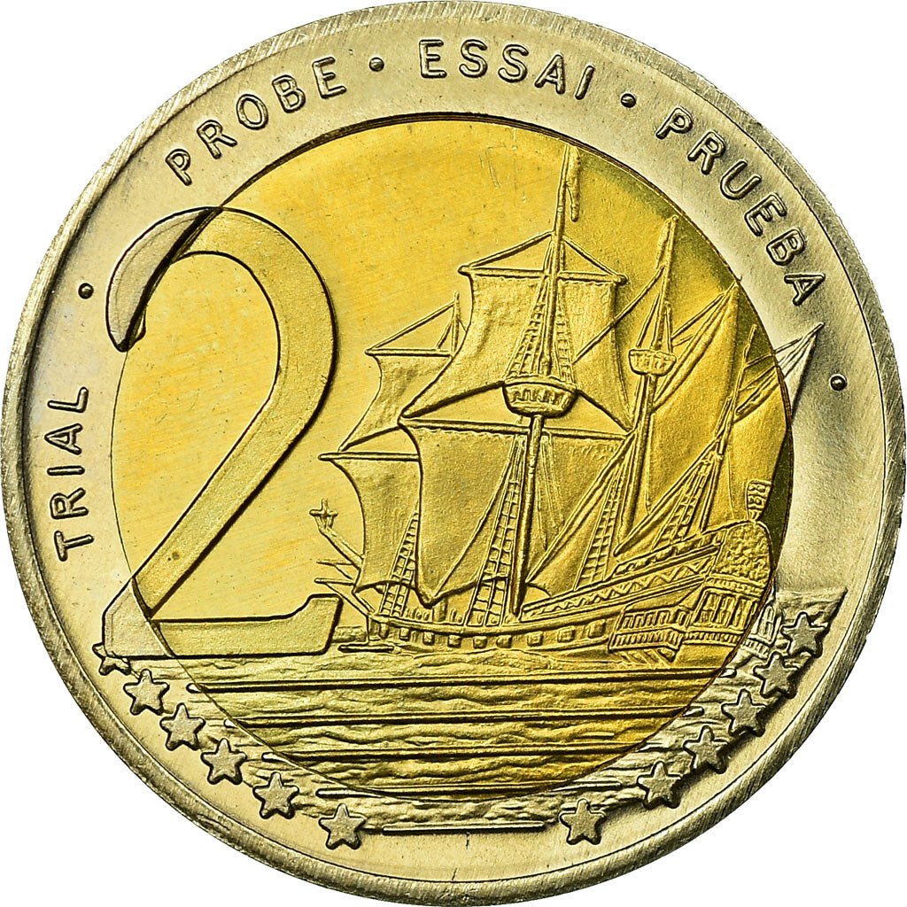 Andorra, Fantasy euro patterns, 2 Euro, 2003, MS(65-70), Bi-Metallic