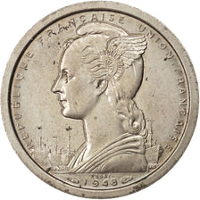 Moneda, Camerún, 2 Francs, 1948, Paris, FDC, Cobre - níquel, KM:E6
