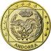 Andorra, Fantasy euro patterns, 1 Euro, 2003, MS(65-70), Bi-Metallic