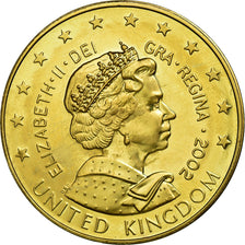 United Kingdom , Fantasy euro patterns, 5 Euro, 2002, MS(63), Brass