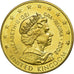 United Kingdom , Fantasy euro patterns, 5 Euro, 2002, MS(63), Brass