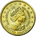 United Kingdom , Fantasy euro patterns, 10 Euro Cent, 2002, MS(63), Brass