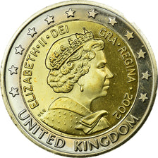 United Kingdom , Fantasy euro patterns, 2 Euro, 2002, MS(63), Bi-Metallic