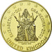 United Kingdom , Fantasy euro patterns, 5 Euro, 2003, MS(63), Brass