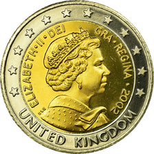 United Kingdom , Fantasy euro patterns, 2 Euro, 2003, MS(63), Bi-Metallic