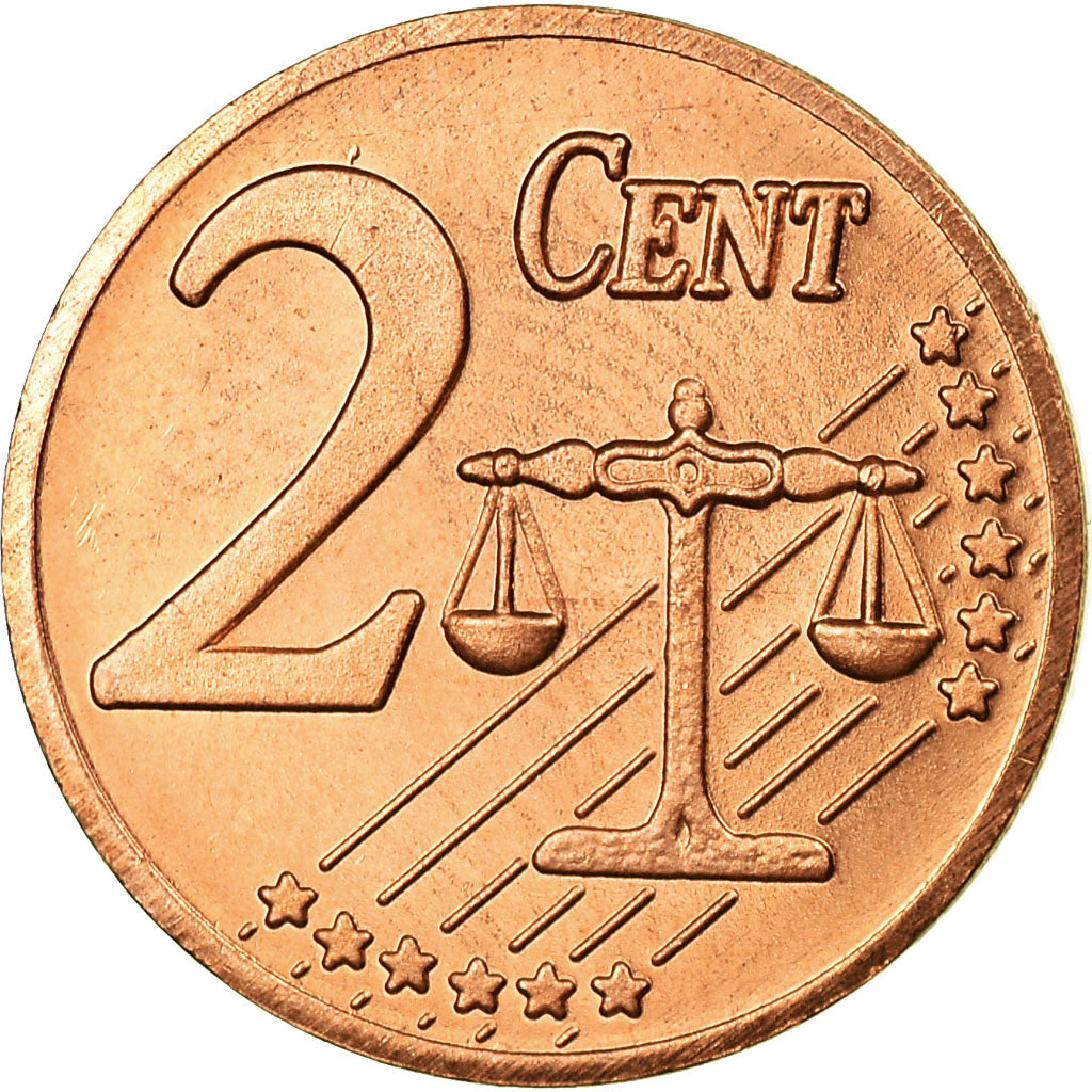 United Kingdom , Fantasy euro patterns, 2 Euro Cent, 2003, UNZ, Copper Plated