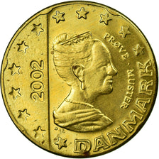 Denmark, Fantasy euro patterns, 20 Euro Cent, 2002, AU(55-58), Brass