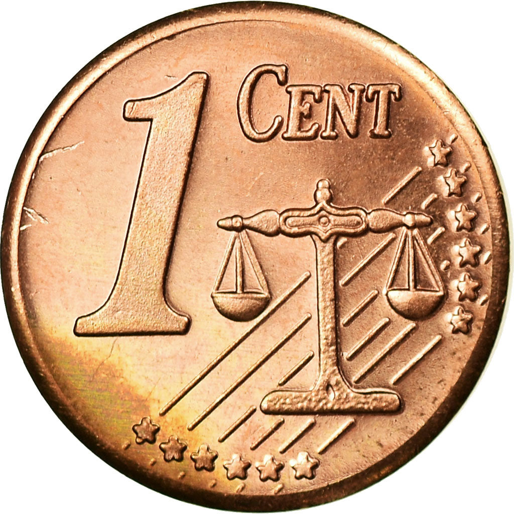 Denmark, Fantasy euro patterns, Euro Cent, 2002, MS(63), Copper Plated Steel