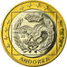 Andorra, Fantasy euro patterns, 1 Euro, 2003, MS(63), Bi-Metallic