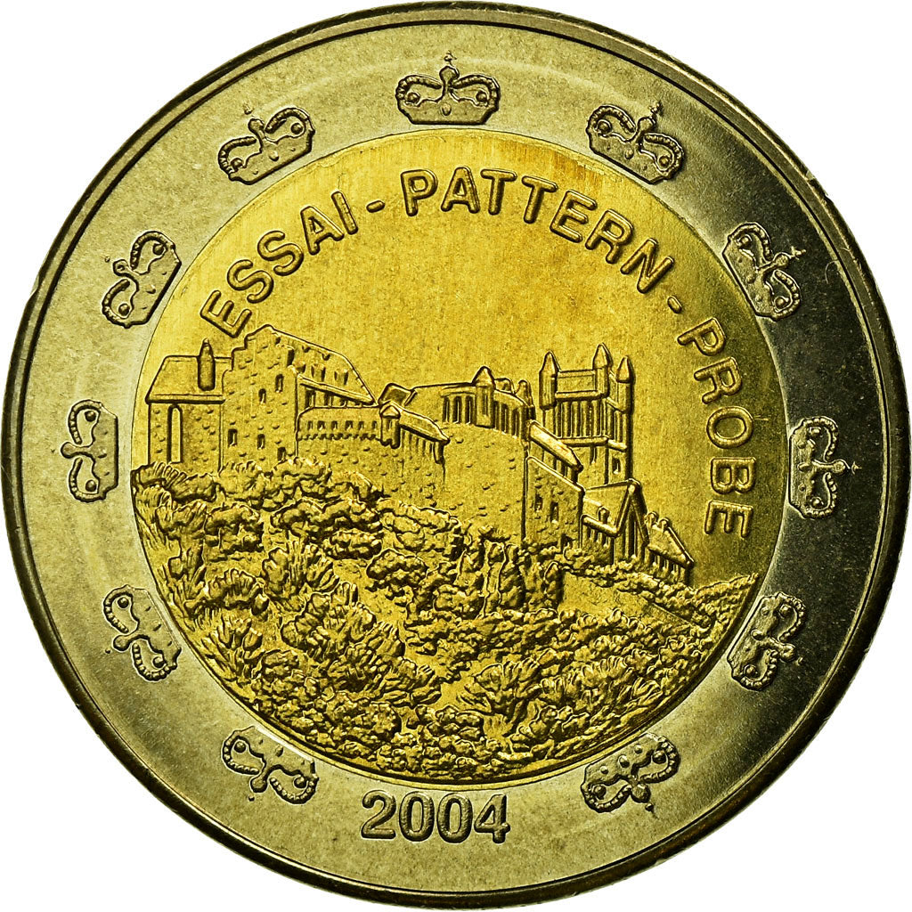 Liechtenstein, Fantasy euro patterns, 2 Euro, 2004, SPL, Bi-Metallic