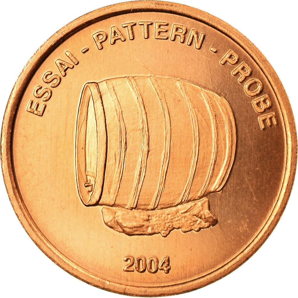 Liechtenstein, Fantasy euro patterns, Euro Cent, 2004, MS(63), Copper Plated
