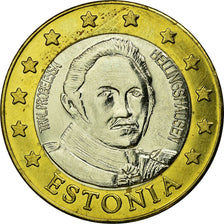 Estonia, Fantasy euro patterns, 2 Euro, 2004, MS(63), Bi-Metallic