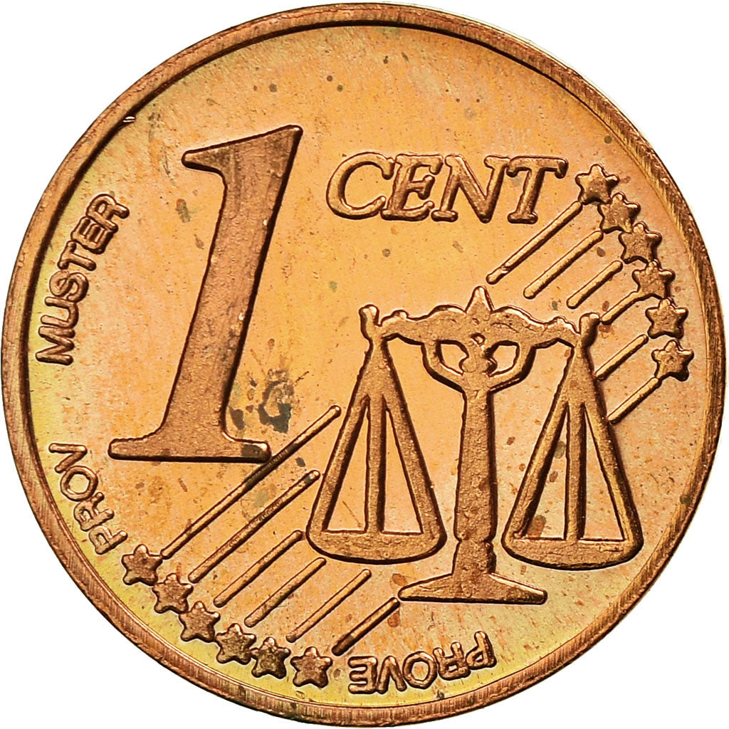 Estonia, Fantasy euro patterns, Euro Cent, 2004, MS(63), Copper Plated Steel