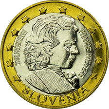 Slowenien, Fantasy euro patterns, Euro, 2004, UNZ, Bi-Metallic