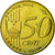 Slovenia, Fantasy euro patterns, 50 Euro Cent, 2004, MS(63), Brass