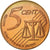 Slovenia, Fantasy euro patterns, 5 Euro Cent, 2004, MS(63), Copper Plated Steel