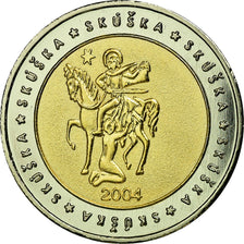 Slovakia, Fantasy euro patterns, 2 Euro, 2004, MS(63), Bi-Metallic
