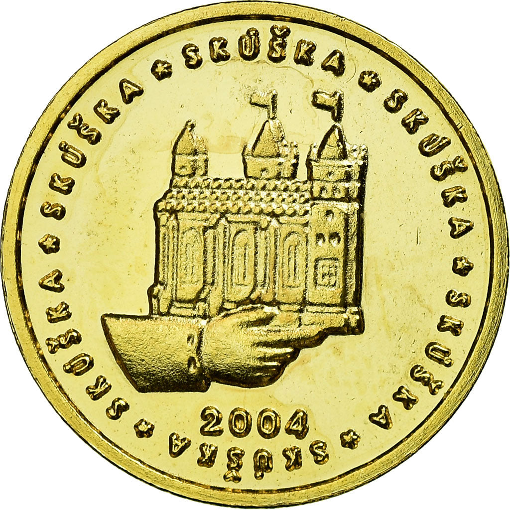 Slowakei, Fantasy euro patterns, 10 Euro Cent, 2004, UNZ, Messing