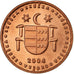 Slovakia, Fantasy euro patterns, Euro Cent, 2004, MS(63), Copper Plated Steel