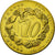 Latvia, Fantasy euro patterns, 10 Euro Cent, 2004, MS(63), Brass
