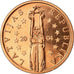 Letónia, Fantasy euro patterns, 5 Euro Cent, 2004, MS(63), Aço Cromado a Cobre