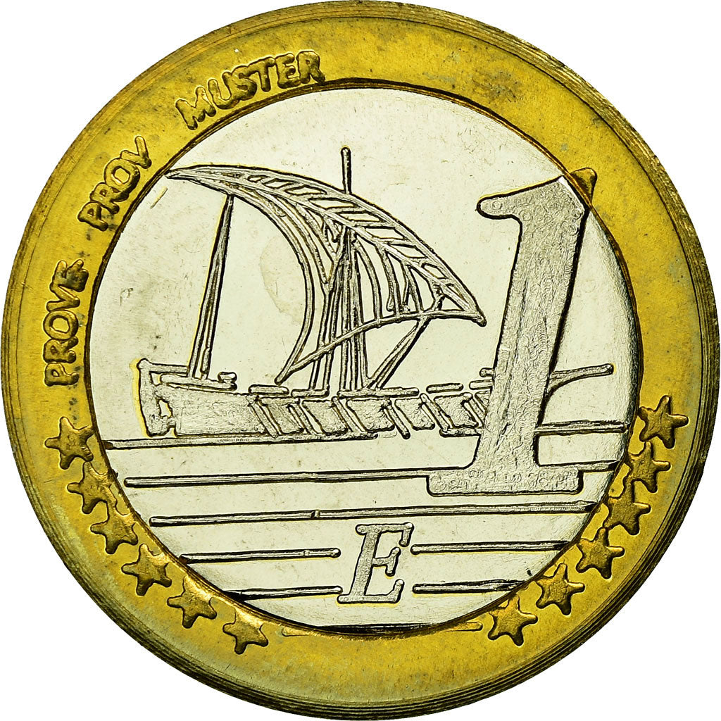 Malta, Fantasy euro patterns, Euro, 2004, UNC-, Bi-Metallic