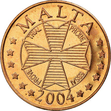 Malta, Fantasy euro patterns, 5 Euro Cent, 2004, MS(63), Copper Plated Steel