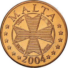 Malta, Fantasy euro patterns, 2 Euro Cent, 2004, MS(63), Copper Plated Steel