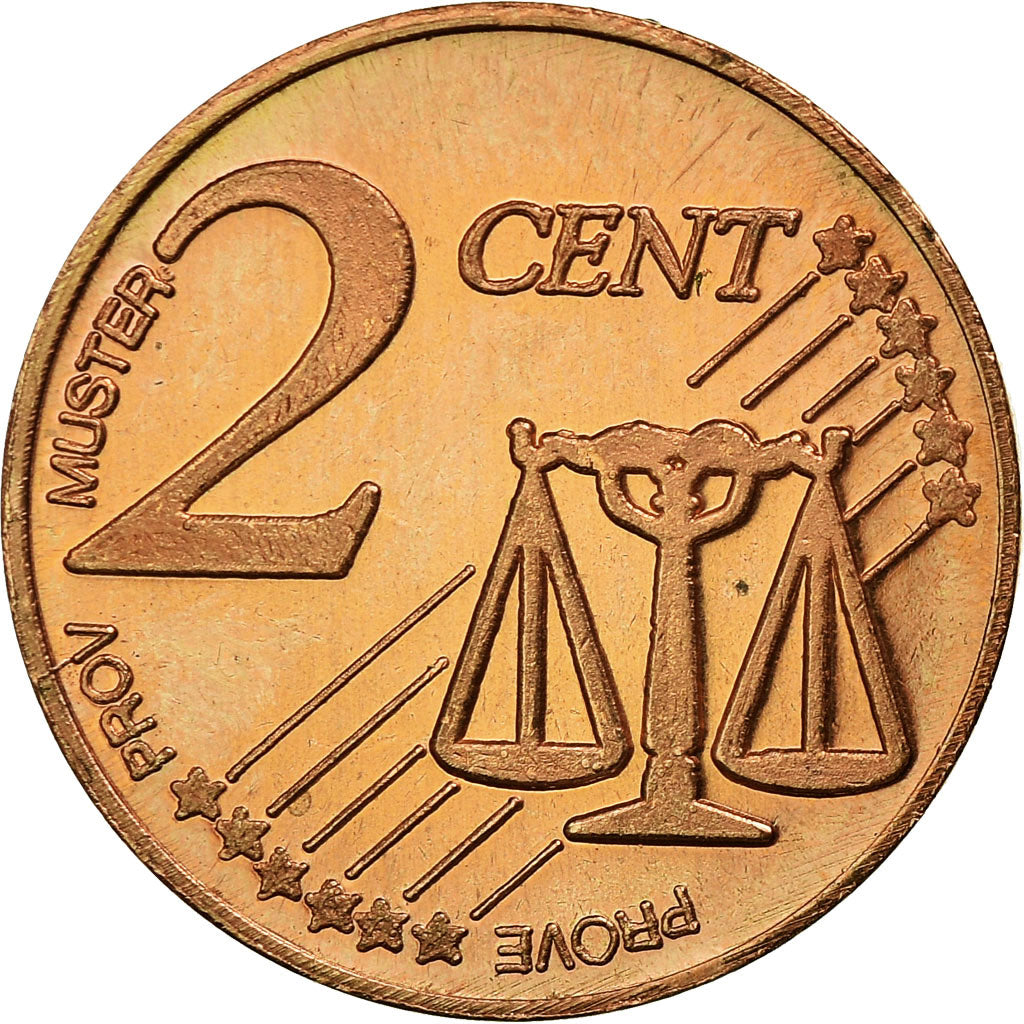 Malta, Fantasy euro patterns, 2 Euro Cent, 2004, MS(63), Copper Plated Steel