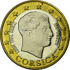 France, Fantasy euro patterns, Euro, Corse, 2004, MS(63), Bi-Metallic